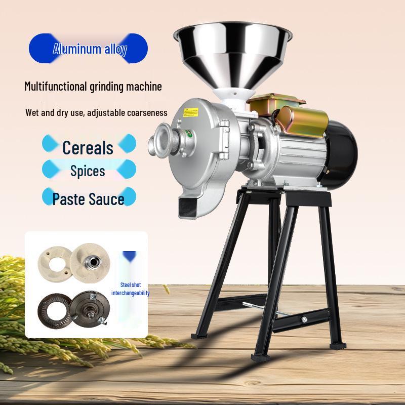 EU Standard Wet & Dry Grinder: Commercial Soy Milk & Household Cereal Mill
