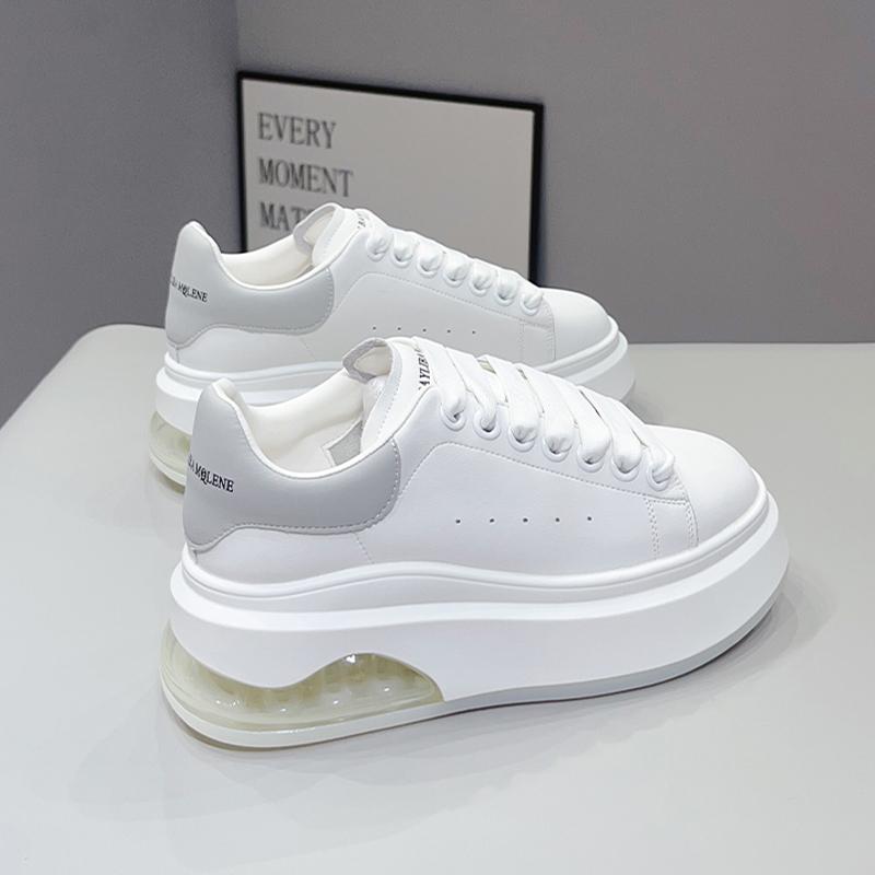 McQueen Весна новые увеличивающие высоту туфли на платформе мягкие повседневные туфли 34