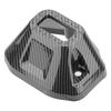 Cubierta de la punta del silenciador de la motocicleta, adorno de punta de escape de fibra de carbono negro brillante, accesorios para Honda Click 125 150