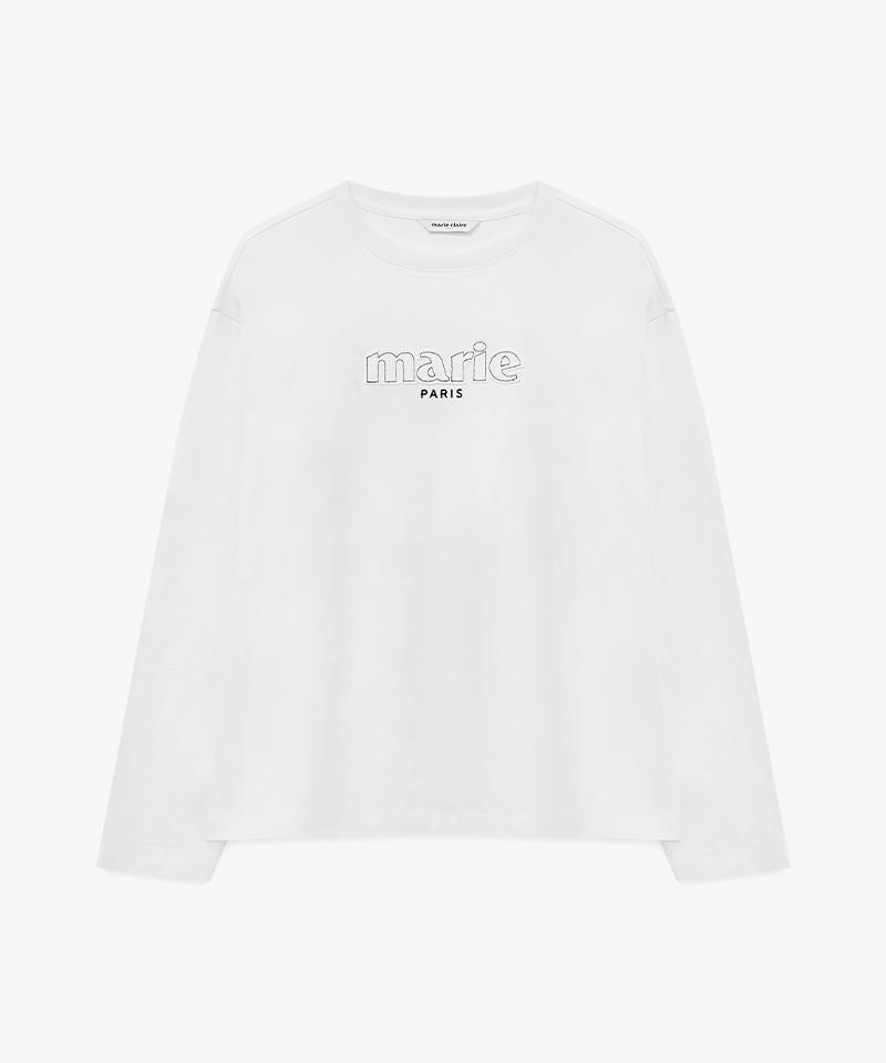 MARIE CLAIRE Logo Patch Long Sleeve (Magals02Mwh)