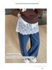 Korean Lace Layered Anti-Exposure Short Skirt - Fashionable Outerwear