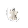 Halloween Little Ghost Ornaments Middle Finger Love Pumpkin Ghost Fun Desktop Decoration Home Office Desk Decoration