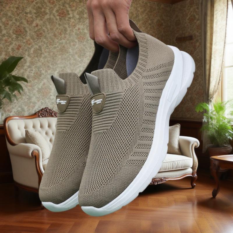Men'S Soft Soled Walking Shoes New Lightweight Comfortable Classic Timeless Lazy People Be Used  Outdoor Tennis Fitness Sneakers