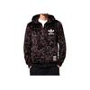 Adidas Originals Clover Camouflage Fleece-Lined Warm Hoodie Jacket Men Jackets Dark-Brown CD1716