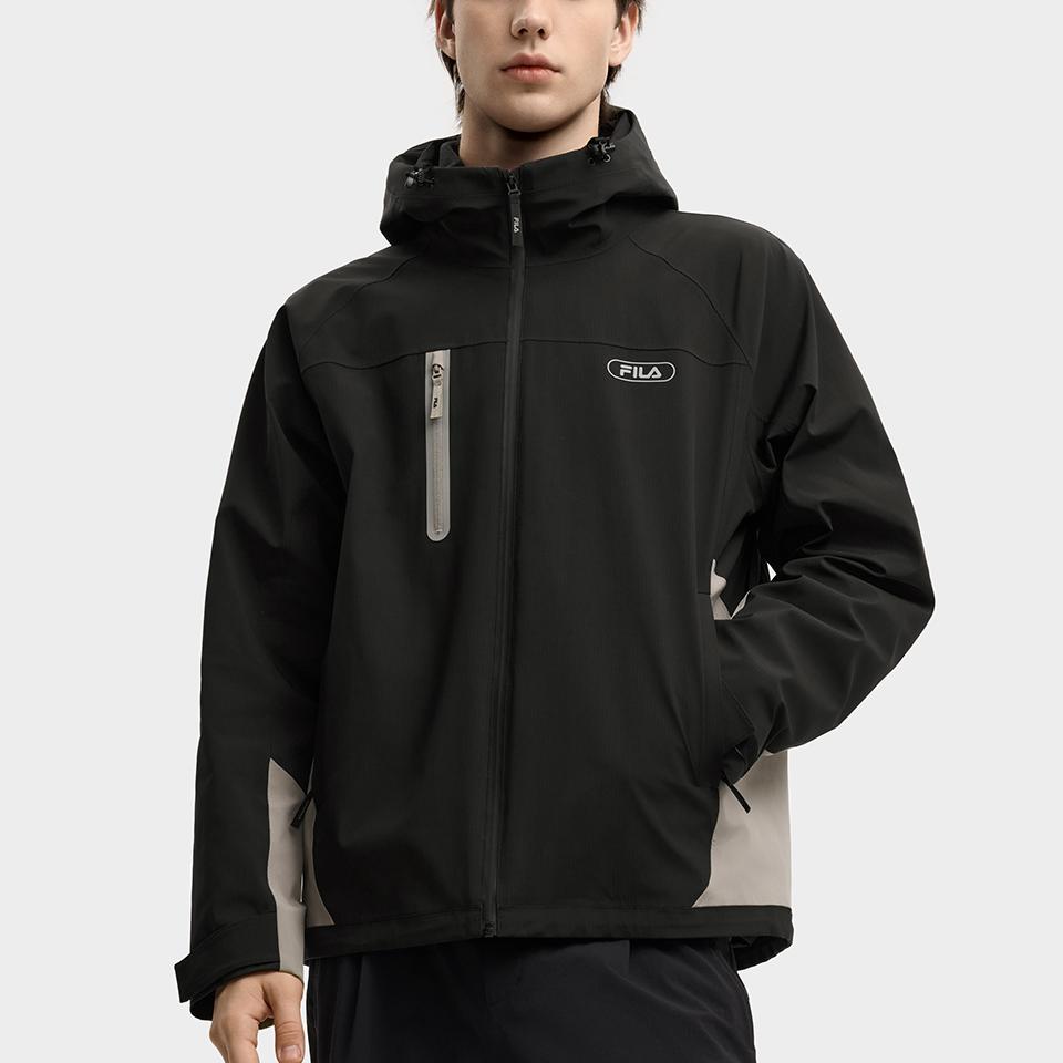 FILA Original Detachable Two-In-One Comfortable Warm Casual Versatile Woven Jacket Men Jacket F11M549702FBK