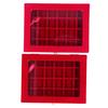 2pcs Velvet Jewelry Storage Box 24 Grids Jewelry Ring Display Box with Transparent Lid for Earrings Rings Bracelets