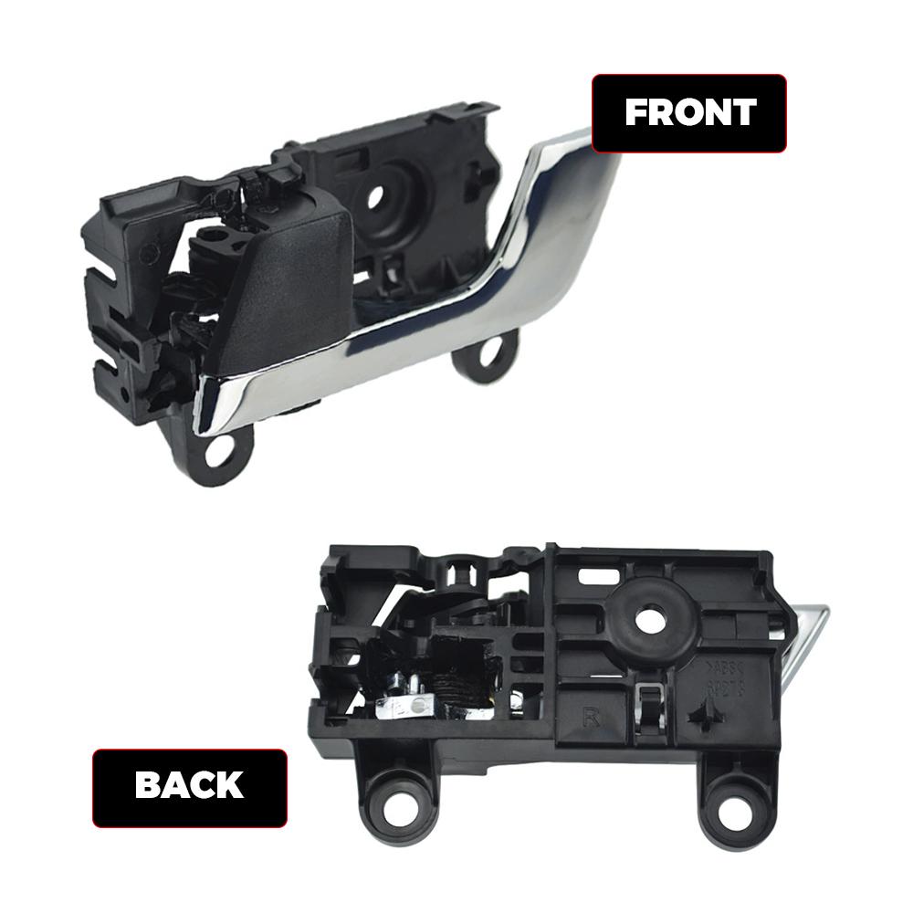 for Toyota Highlander 2008-2013 Car Interior Door Handle Silver Left Front Driver Side Primed with Door Lock Button Accessories