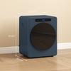5kg Kondenstrockner, 1000W Kompakter Freistehender Frontlader Wäschetrockner mit Edelstahl-Trommel, Timer, Blau