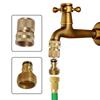 Gartenschlauch-Zubehör, 3/4-Zoll-Schnellverbinder, Buchse, Hochdruckreiniger-Anschluss, Messing-Anschlussstück für Wasserschlauch