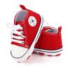 Baby Boys Girls Non-Slip Prewalker Kids Infant Toddler Canvas Shoes
