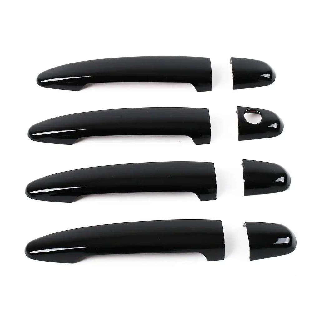 For Toyota Land Cruiser Prado 120 J120 LC120 2003 2004 2005 - 2008 2009 ABS Glossy Black Door Handle Cover Trims Car Accessories