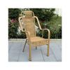 Comfortable Rattan Woven Leisure Chair for Elderly - Ideal for Living Room, Garden, or Balcony
