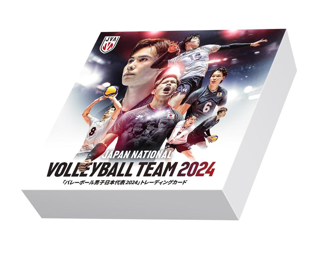 12er-Sammelkartenbox der Volleyball-Nationalmannschaft „Japan Men's 2024“