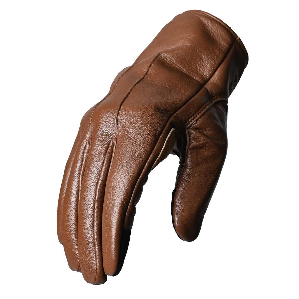 RIDEZ Motorcycle and Genuine American Ride On Gloves, Spring, Summer, Winter, Fall, Leather, Leather, Men's, Rider's Gloves, Harley, Black, Brown,
