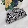Neues Celebrity-Abendkleid Cheongsam mit Samt-Handtasche Bankett-Tasche Clutch-Tasche Abendtasche Clutch-Tasche