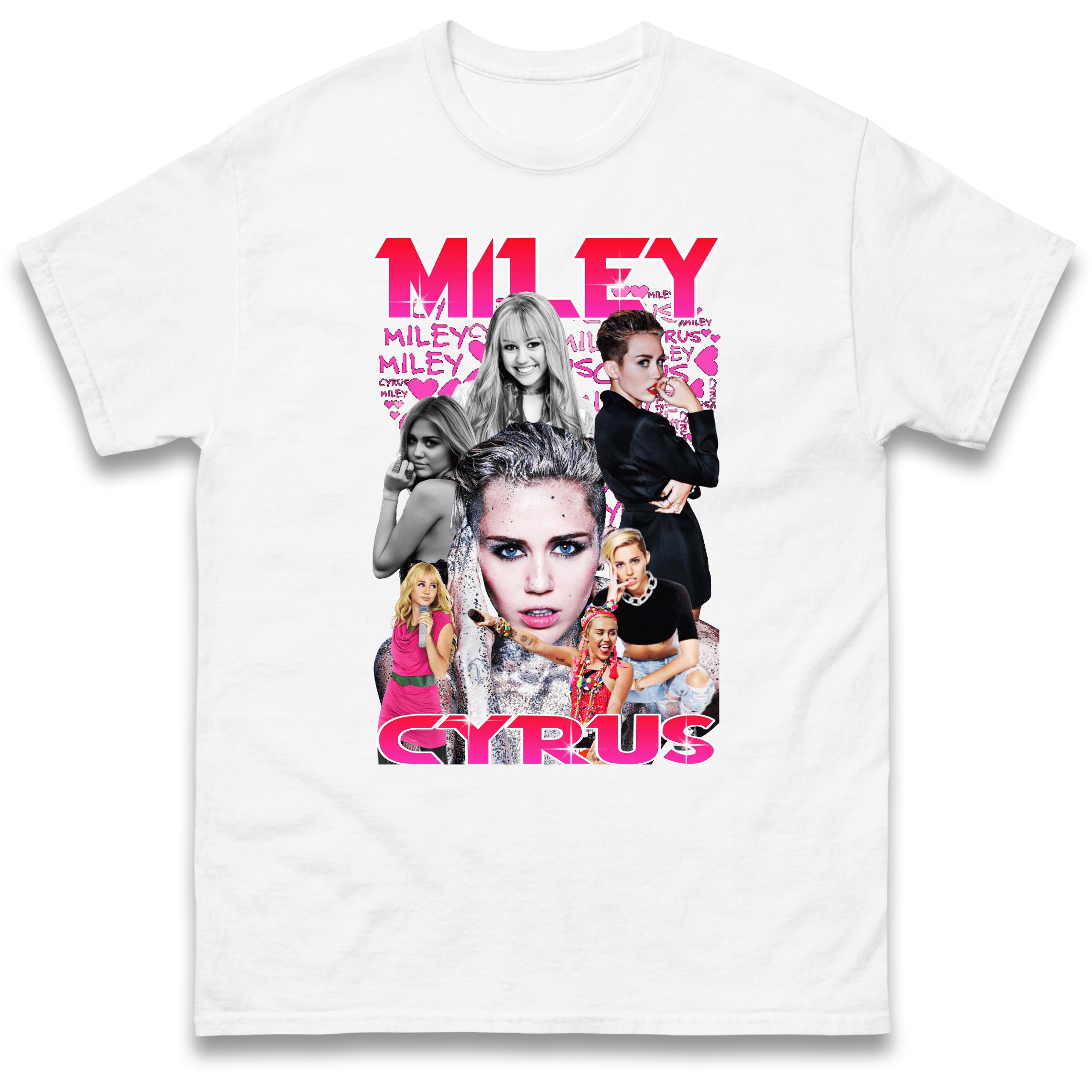 

Miley Cyrus T-Shirt Tshirt Mens Womens Tops Unisex Tees 100% Cotton 2XL