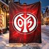 05 1FSV Mainz 05 Musterdecke für Heimdekoration, Bett, Sofa, Autoreise, Camping, Geeignet für alle Jahreszeiten, Geburtstags-Weihnachtsgeschenk