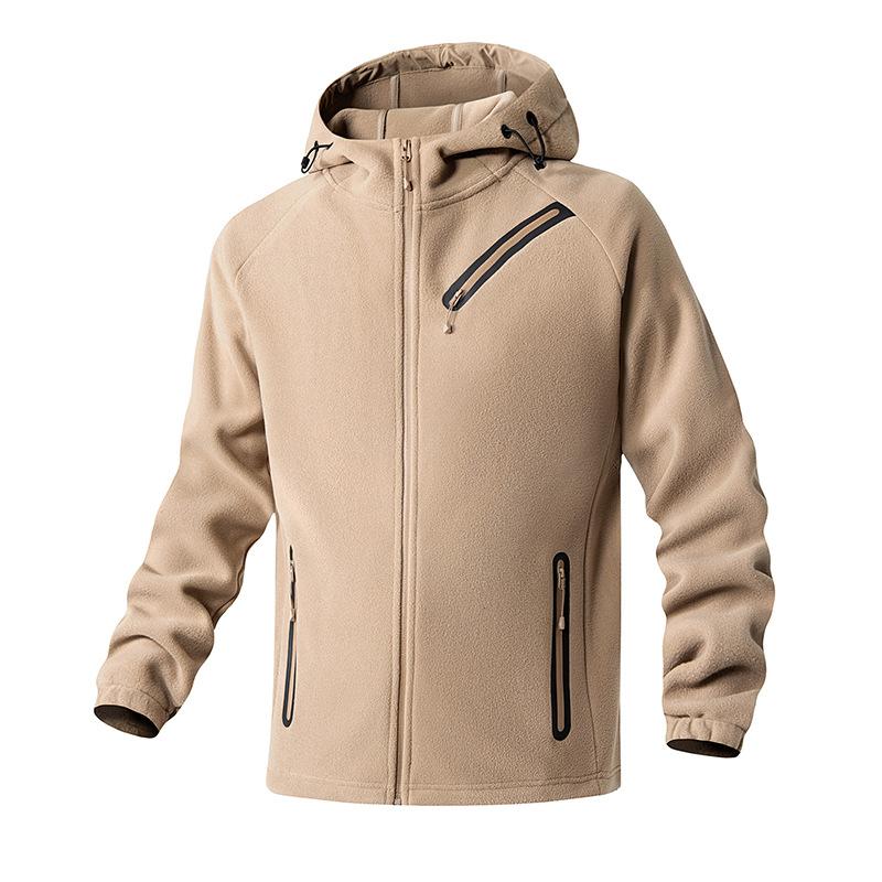 

Polar Fleece Jacket, Anti-static, Water-resistant, Sturdy In Color, Men s Jacket Style. Polar Fleece Jacket for Men XXXL