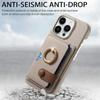 Phone Case For iPhone 16E 16 15 Pro Max 14 13 12 11 Xs Xr X 7 8 Plus SE 2025 Ring PU Leather Cover Cards Holder Wallet