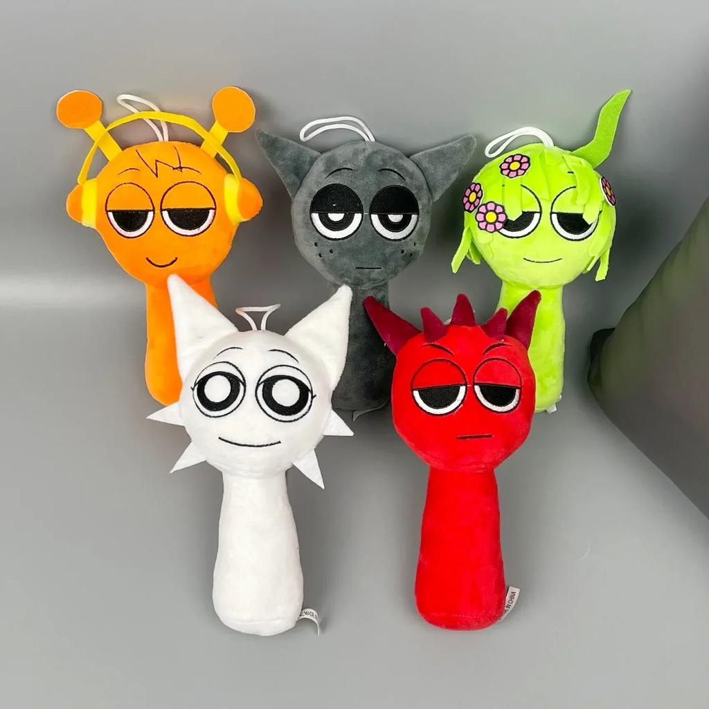 Plush Toy Sprunki Game Peluches Doll Sprunkis Plushies Oren Wenda Stuffed Animals Soft Mascots Christmas Gift