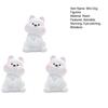 Yousheng 3 Pcs Mini Dog Figurines Cartoon Resin Dog Miniature Figures Little Puppy Statue for Cake Toppers Fairy Garden DIY Crafts