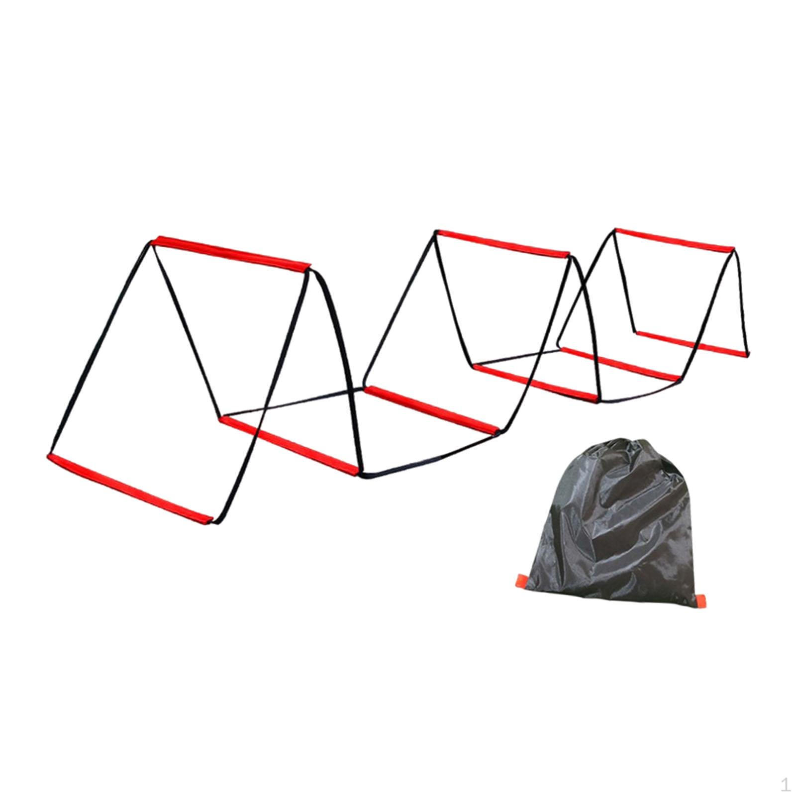 

Лестница для ловкости 42 см x 42 см Балансировка Домашний спортзал Складная Упражнение Универсальная тренировка Футбол Скорость 8 Grids With Bag