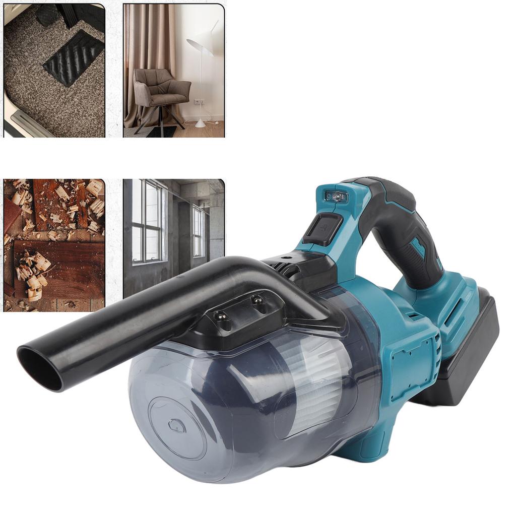18V Car Vacuum Cleaner Cordless Vacuum Cleaner for BL18 Series Battery Powered 125AW Electric Cleaner Kit for Floor Carpet Car
