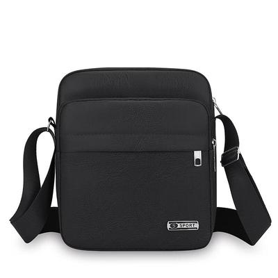 Li Shen Herren PU-Leder Lässige Crossbody-Umhängetasche
