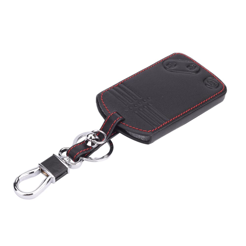 [Kinotaka] Mazda Car Leather Remote Card 3 Button Key Case for Demio Axela Sports,