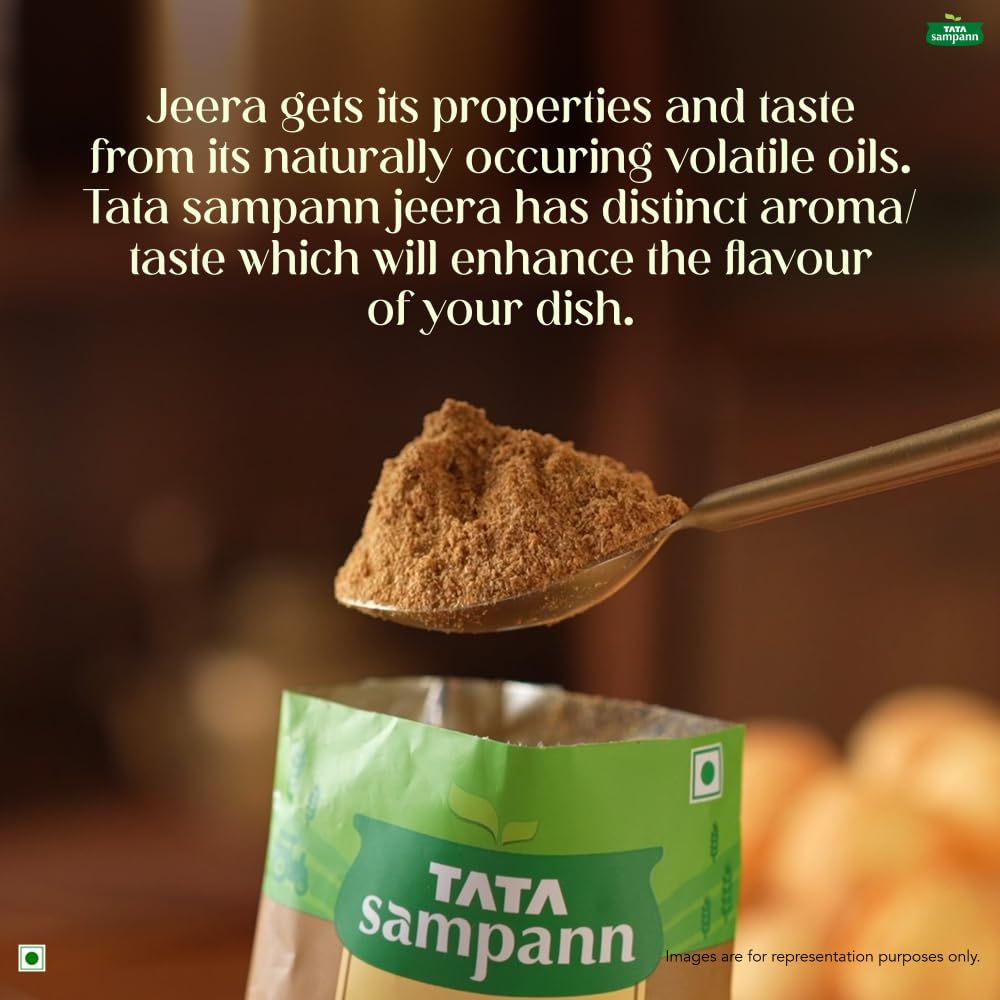 Tata Sampann Jeera Powder With Natural Oils 100g Cumin Powder For Aromatic Flavorful Dishes