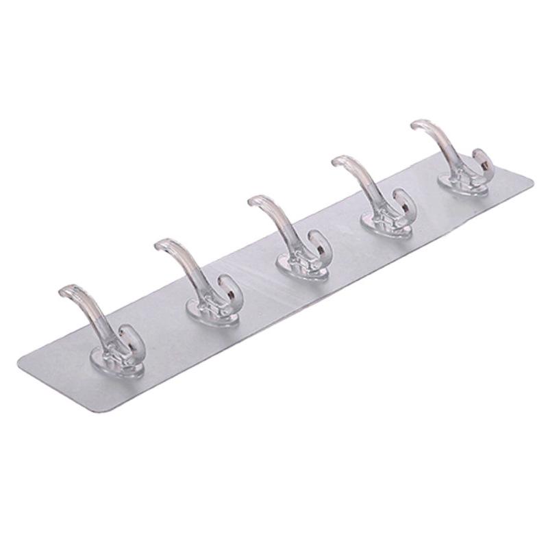 3/5 Reihen Klebeaufkleber Wandhaken Heimdeko Wandaufhänger Hakenaufkleber