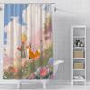 The L-Little P-Prince Cartoon Shower Curtain Waterproof Polyester Fabric Paint Colorful Bath Curtains Curtain With Hook