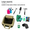 Removable Garden Tool Bench Folding Garden Stool Multifunction Gardening Tool Organizer Stool