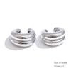 Yhpup Stainless Steel Adjustable Ear Bone Clip Earrings Arrivals Platinum Plated Popular Charming Chic Accessories Wholesale