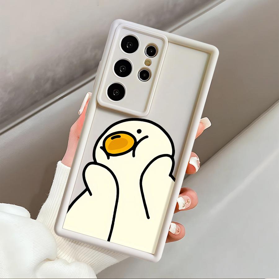 

Case for Samsung Galaxy S26 Ultra S22 S25 Edge S24Ultra S25 S21 S24 Plus S23 FE S20FE Phone Cover Cute Thumbs Up Duck Galaxy S23 Ultra
