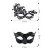 Sexy Couple Masks Lace Women Mask Plastic Men Mask Set Half Face Masks Princess Makeup Party Cosplay Nightclub Props Gifts