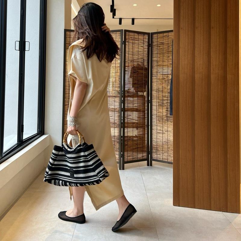 Leather Mesh Round Head Flat-bottomed Ballet Shoes Women's Spring and Summer Mesh Translucent Breathable Shallow Mouth Single Shoes