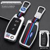 Ford Classic Focus Fiesta Key Cover - Car Protective Shell with Metal Buckle for Folding Key (Old Model & Ecosport)