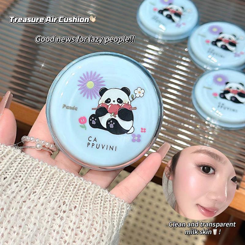 Cappuvini Matte Silky Moisturizing Concealer Air Cushion Natural Makeup Holding Water Resistant Cream Cushion Skin Foundation