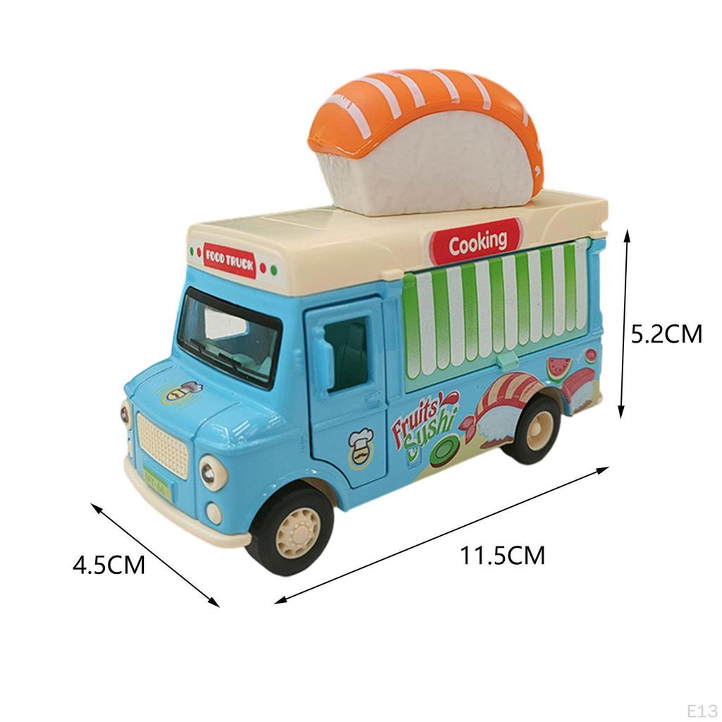 Die Cast Pull Back Cars, Toys with Music And Lights, Colorful, Opening Doors, Alloy Toy