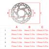 Elektrischer Roller Motorrad 120mm 140mm 3-Loch Bremsscheibe Edelstahl CNC Zubehör für 47cc 49cc 50cc 2T ATV Mini Moto