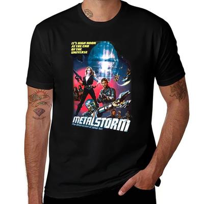 Metal Storm T-Shirt Herren T-Shirts hohe Qualität Luxusmarke Essential T-Shirt Herren T-Shirt Baumwolle T-Shirt