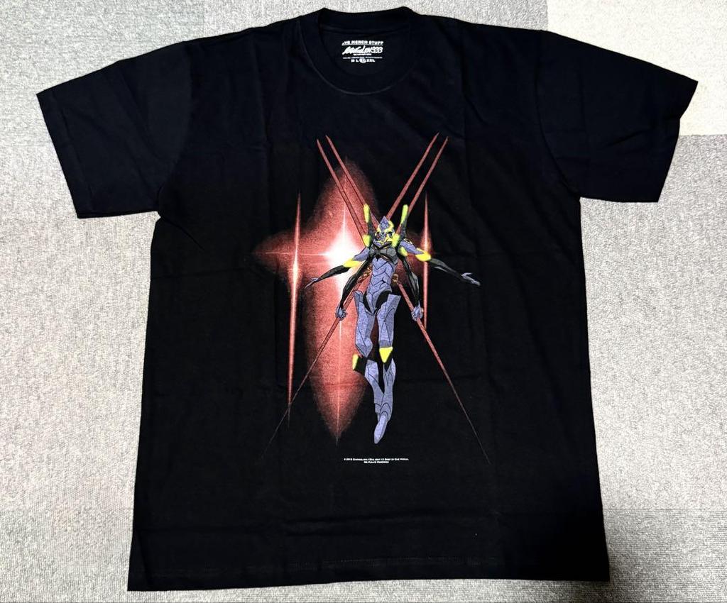 [USED] Evangelion Shinji Ikari and Kaworu Nagisa Anime T-shirt, Size XL
