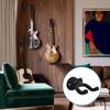 Gitarre mit Schutzschwamm und Gitarrenhalter für und Inklusive Montage Schwarzer Wandhalter, 2-teiliges Set, Gitarren, Bässe, Violinen,