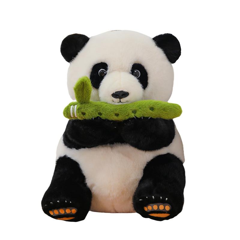 Bamboo Toy Panda Animal Stuffed Plush Cartoon Dolls Children Birthday Gifts