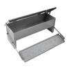 Automatic Chicken Feeder Steel Large Capacity Water Resistant Poultry Feeder Food Dispenser with Lid