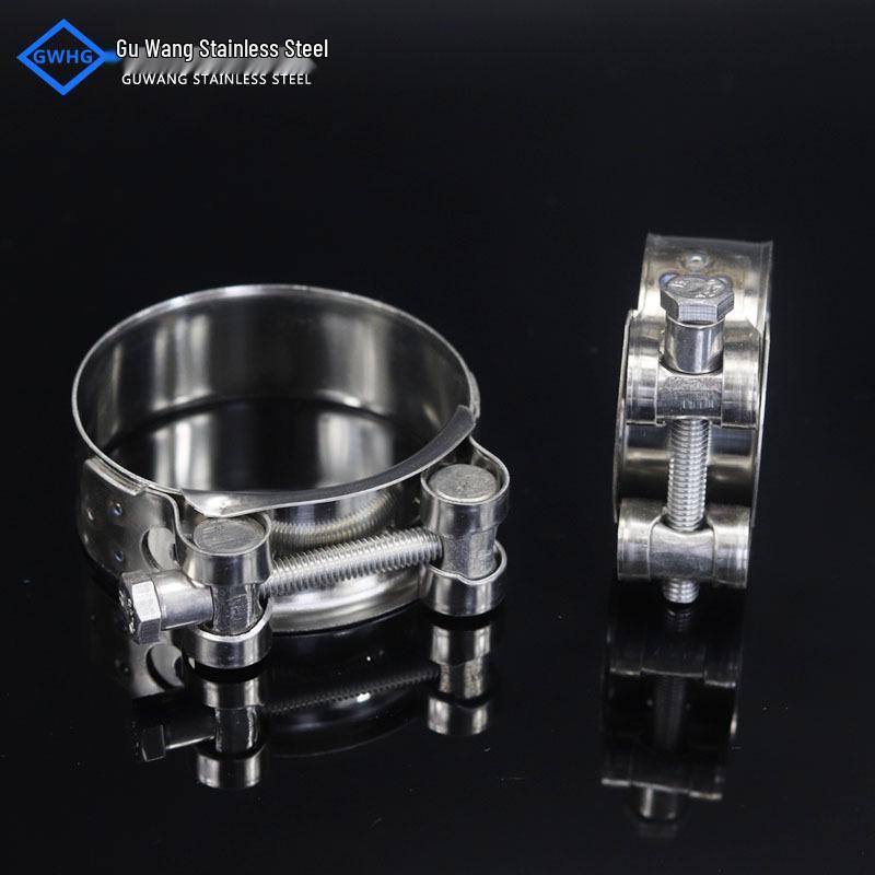 European Stainless Steel Hose Clamp - Reinforced, Strong 304/201 Steel, In Stock