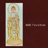 Creative Chinese Zodiac Gold Color Sticker Lucky Charm Buddhist Buddha Mobile Phone Sticker Phone Case Stickers Metal Sticker