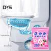 10Pcs Toilet Tank Cleaner Tablets Two-Color Automatic Toilet Bowl Cleaners Long-Lasting Deodorizers Scent Toilet Block