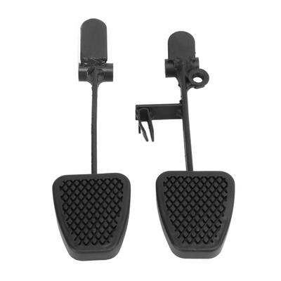 2 pièces Pédales de frein et d'accélérateur Pédale d'accélérateur de voiture Repose-pied antidérapant pour Go Kart UTV VTT Quad
